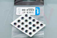 Oczy Sybai 3D Epoxy Eyes - Holographic Silver