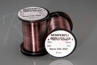 Thread Semperfli Nano Silk 50D 12/0 Brown