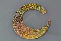 Ogony Pacchiarini Jumbo Wiggle Tails Wide - Holograficzne złote