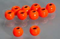 Regular Tungsten Round Beads Fluo Orange