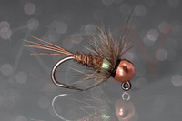 Jig Nymph Pheasant Special Flash #12 - 3.8mm copper