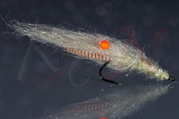 Sea trout fly Shrimp with fluorescent eyes - MTM08