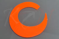 Ogony Pacchiarini Jumbo Wiggle Tails Wide - Pomarańczowe Fluo