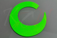 Pacchiarini Jumbo Wiggle Tails Wide - Chartreuse Fluo