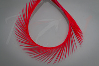Federn Hareline Stripped Goose Biots Fluo Red
