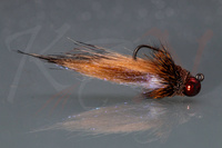 Natural Dark Jig Streamer for trout - STJ05 #6