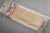 Hemingway's Synthetic Tapered Peacock Quill Tan