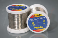 Drut Hends Color Wire 0.14mm CWF-80 Silver Patina