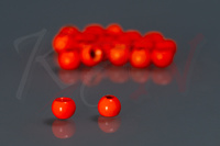 Brass Beads Fluo Orange