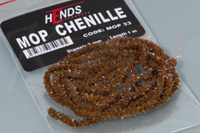 Hends Mop Chenille 3mm MOP33 Brown Olive Mottled