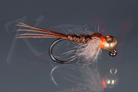 Jig nymph Pheasant Tail V. - gold bead - NJ14 #12