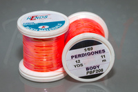 Tinsel Hends Perdigones pearl body fine 1/69 PBF208 UV Neon Redorange