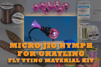 Fly Tying Kit - Micro jig nymph for grayling