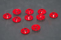 KN Fly Brass Pro Sonic Disc 6mm Fluo Red