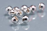 Tungsten Slotted Beads Silver