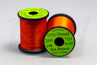 Nić wiodąca UNI Thread 8/0 72D Waxed 200 yds - Rusty Brown