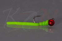 Seledynowy Mikro Jig Parkinson Squirmy Worm Chartreuse - MJW30 #12