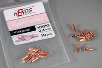 Korpusy Hends Heavy Body Pink Gold HBPG 2,4mm 0.28g 10szt #16-18