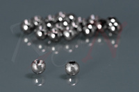 Koraliki mosiężne Brass Beads Srebrne