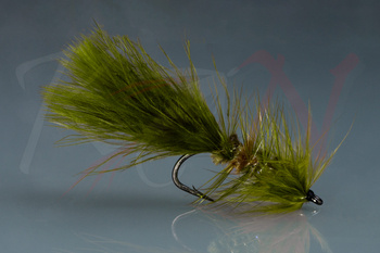 Mucha Olive Woolly Bugger Strong - ST08