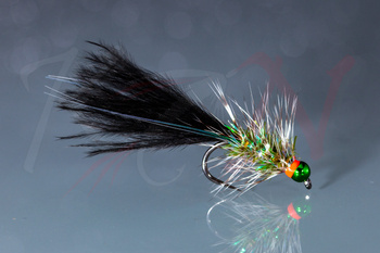 Mucha jeziorowa na pstrągi Black&Olive killer fly - ML08 #10